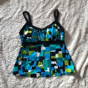 ~MULTI COLOR TANKINI TOP~